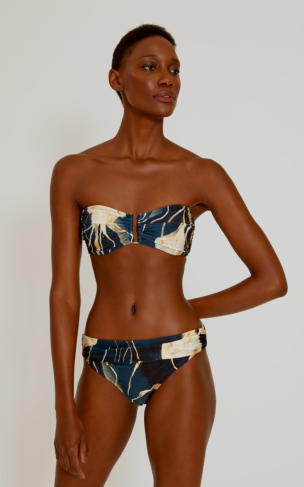 Lenny Niemeyer Ruched High LC Bikini Bottom Aurita – Stealing Underwear