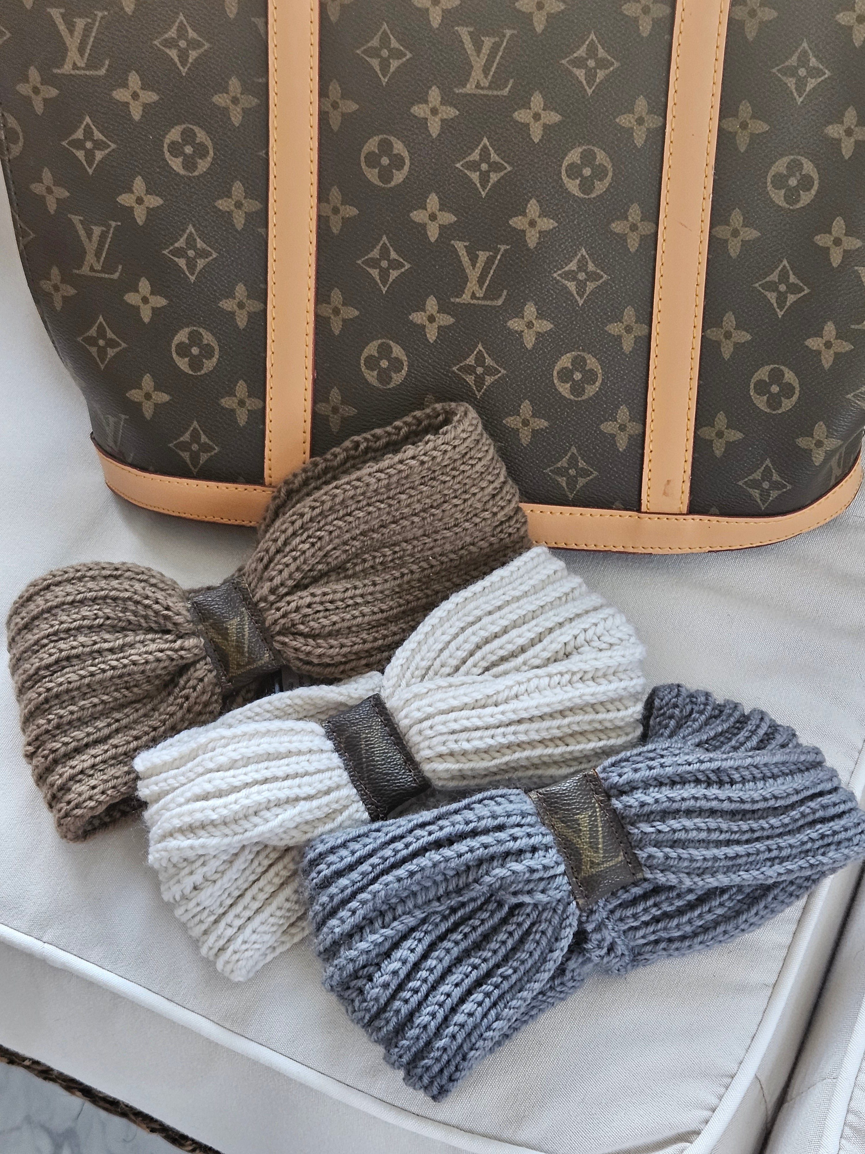 Cozy Headband with LV Bow Patch *Multiple Colors*