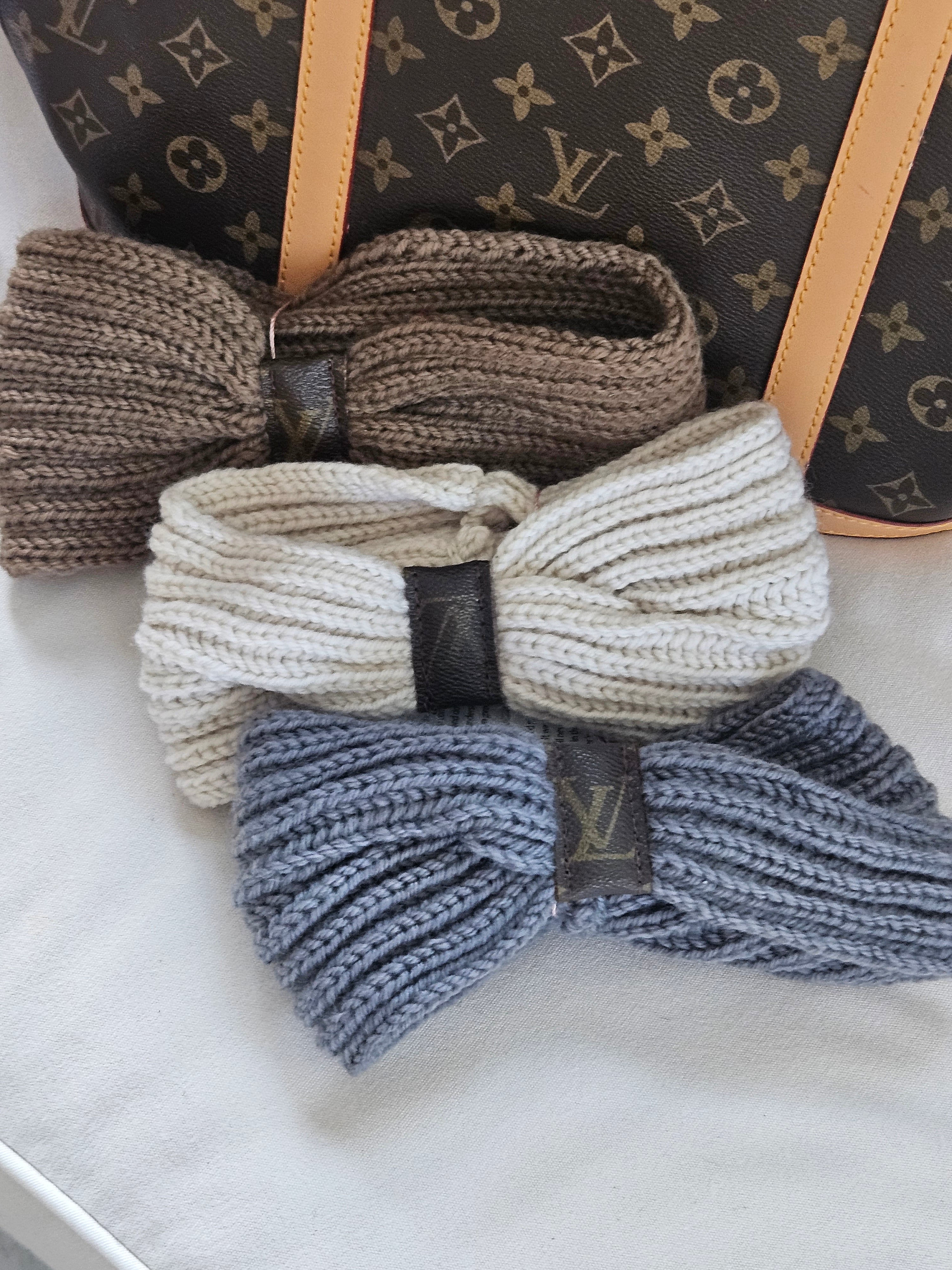 Cozy Headband with LV Bow Patch *Multiple Colors*