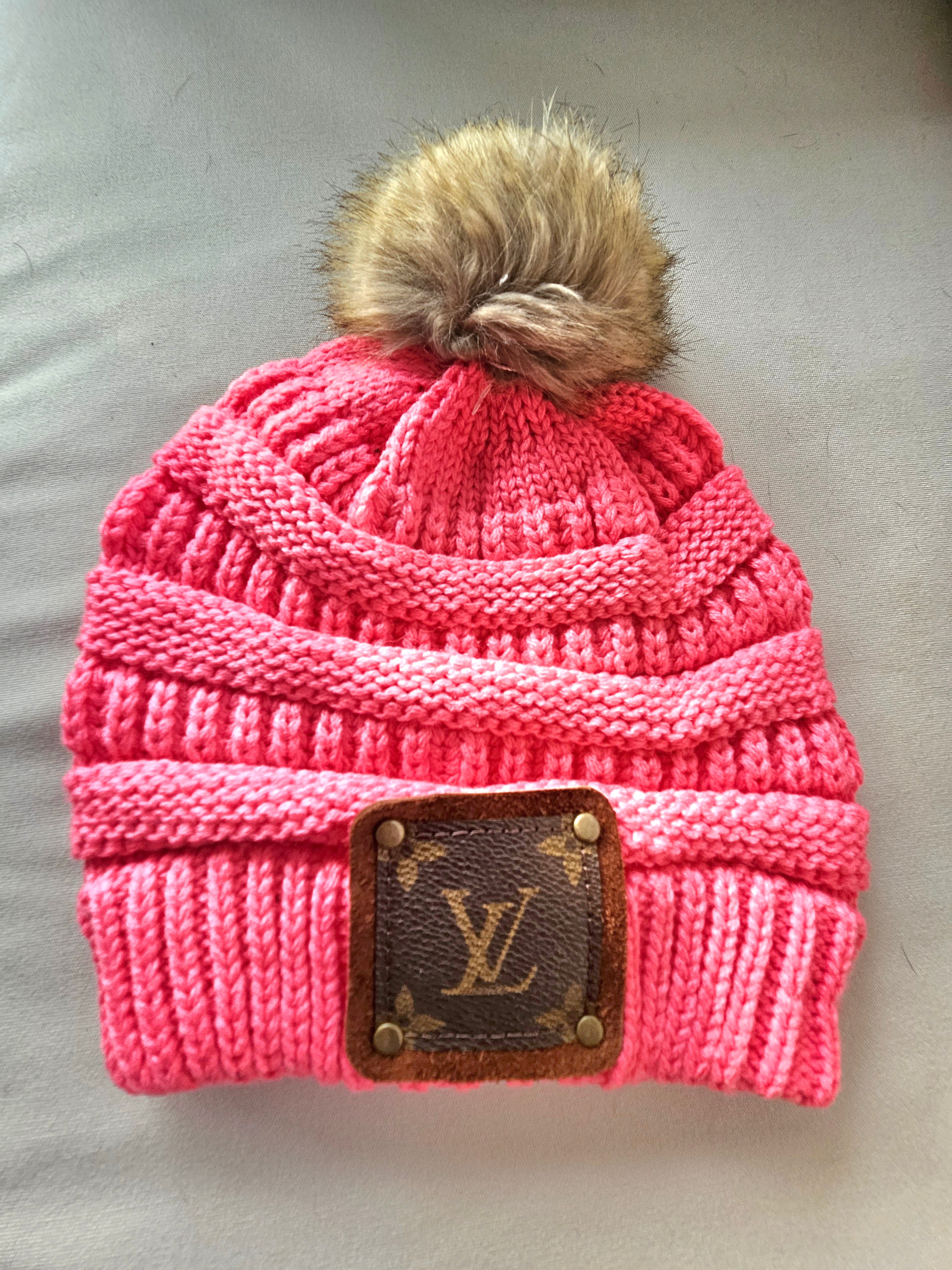 RESTOCKED! Cozy Beanies with LV Large Patch *Multiple Colors*