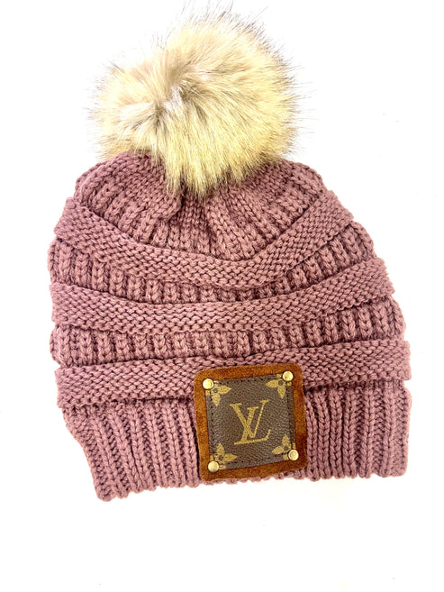 NEW COLORS! Cozy Beanies with LV Large Patch *Multiple Colors*