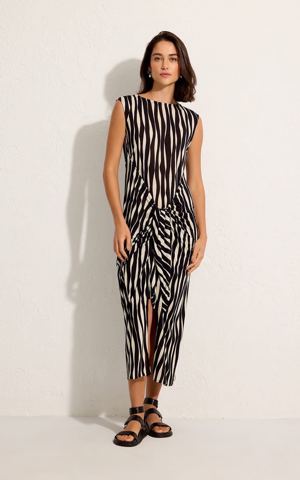 Lenny Niemeyer Waves Sarong Cover Up Dress