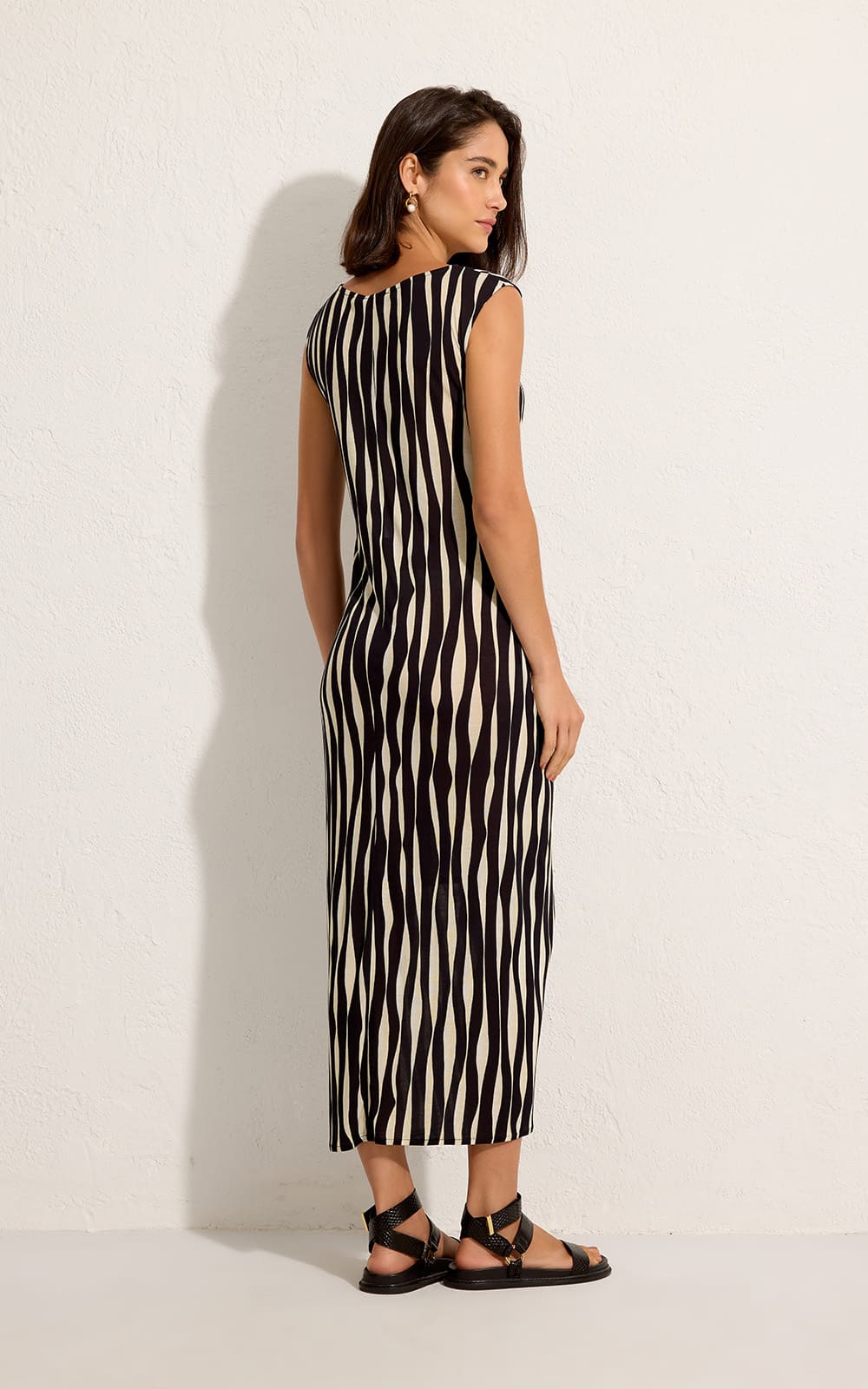 Lenny Niemeyer Waves Sarong Cover Up Dress