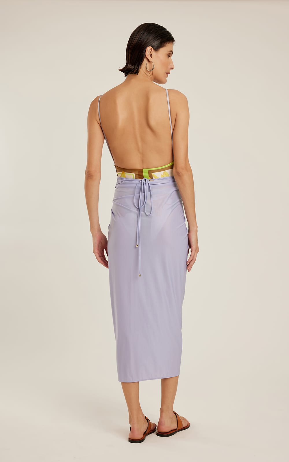 Lenny Niemeyer Knot Touch Sarong in Hortensia -Wear Multiple Ways