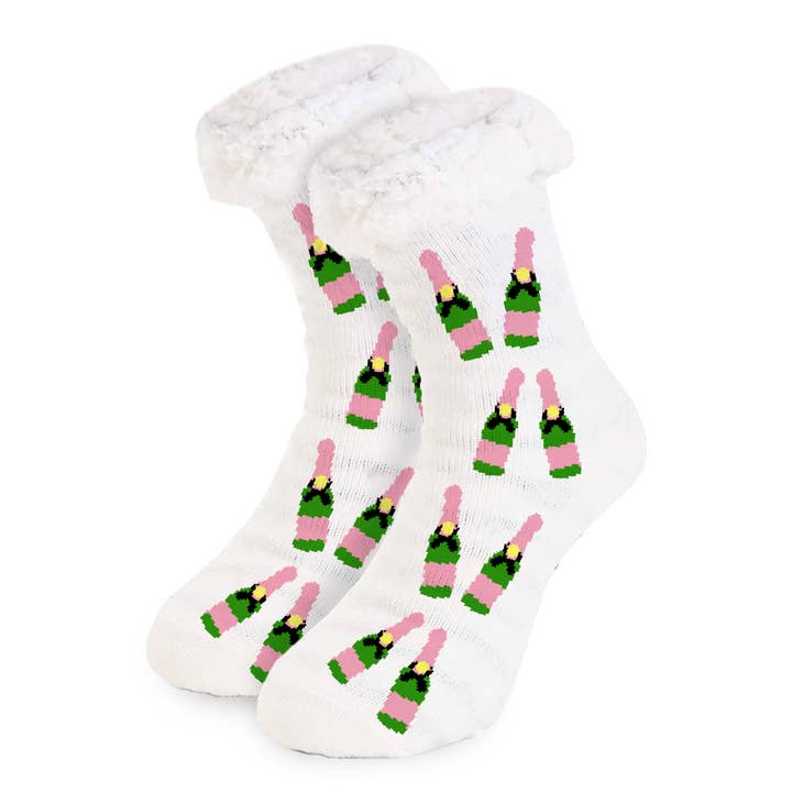 Champagne Cozy Slipper Socks