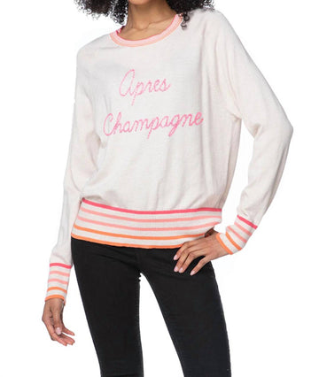 Eco Cotton Crew Sweater | Apres Champagne