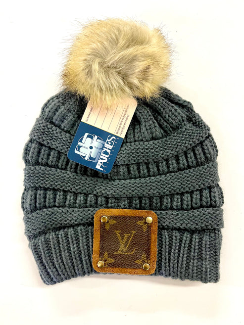 NEW COLORS! Cozy Beanies with LV Large Patch *Multiple Colors*