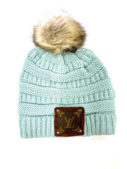 NEW COLORS! Cozy Beanies with LV Large Patch *Multiple Colors*