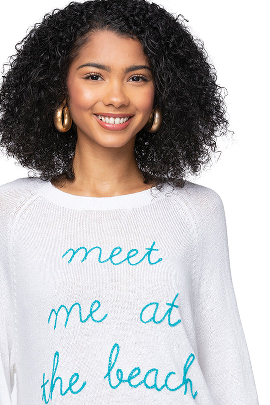 Eco Cotton Crew Sweater | Meet me at the Beach