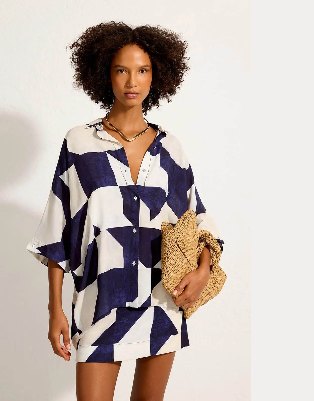 Lenny Niemeyer Oversized Cut Top in Abstract