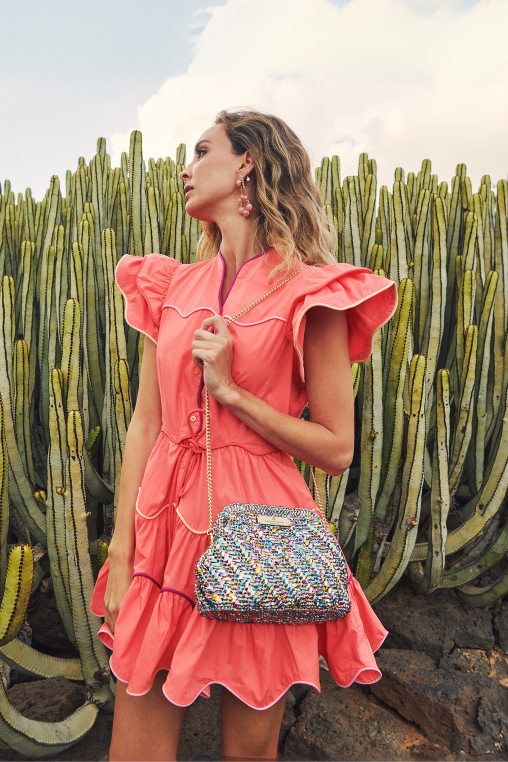 Grenada Bag Raffia Clutch/Crossbody