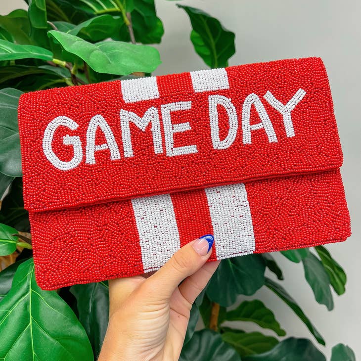Game Day Beaded Convertible Crossbody/Clutch