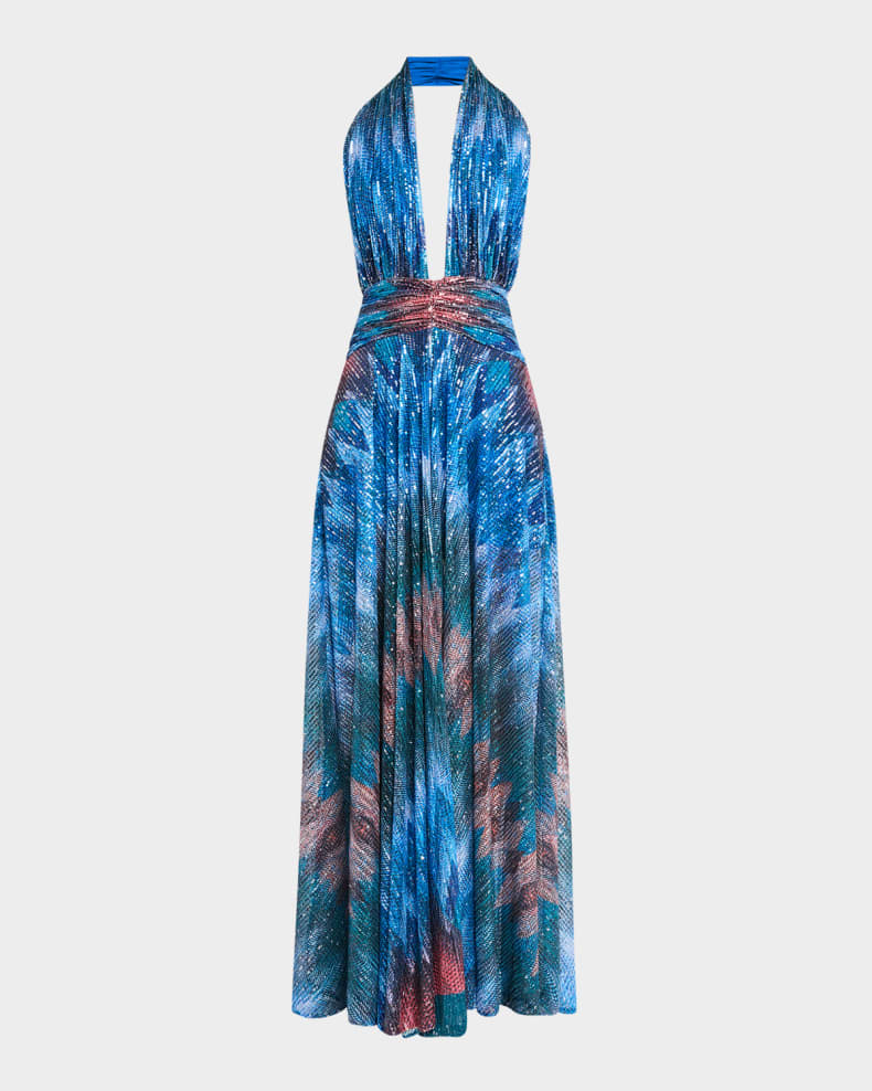 Ramy Brook Reyna Sequined Chevron Maxi Dress Stealing Underwear Ramy Brook Reyna Sequined Chevron Maxi Dress Stealing Underwear