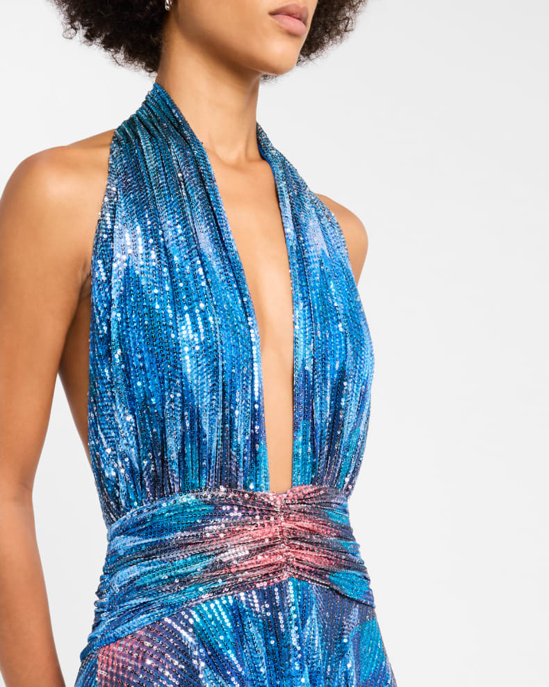 Ramy Brook Reyna Sequined Chevron Maxi Dress Stealing Underwear Ramy Brook Reyna Sequined Chevron Maxi Dress Stealing Underwear