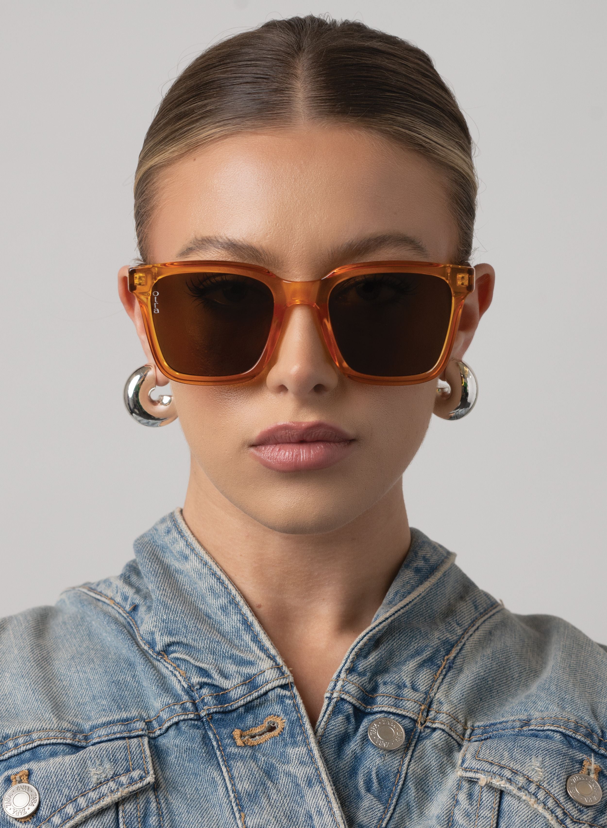 Fyn Transparent Orange/Brown Lens