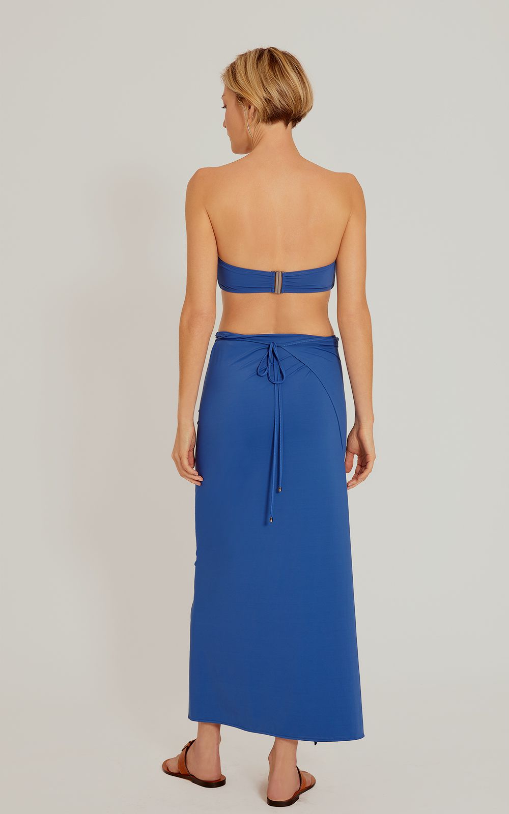 Lenny Niemeyer Knot Touch Sarong in Cobalt -Wear Multiple Ways