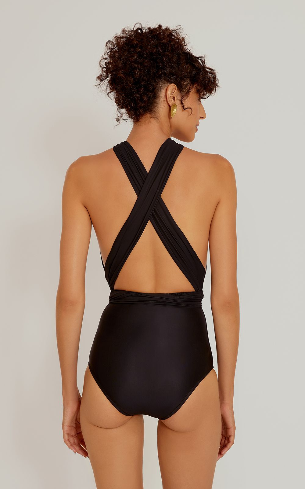 Lenny Niemeyer Chic One Piece Swimsuit in Black- Wear Multiple Ways