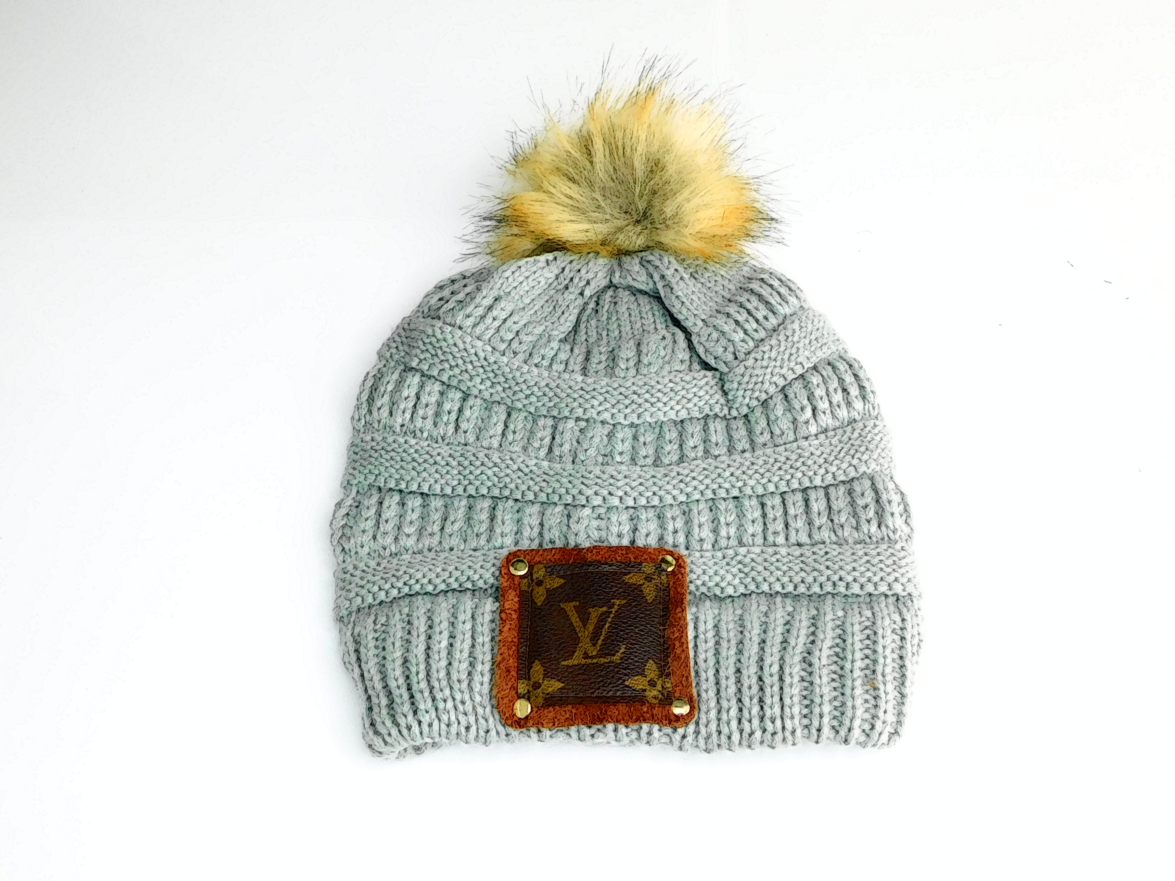 Cozy Beanies with LV Large Patch *Multiple Colors*