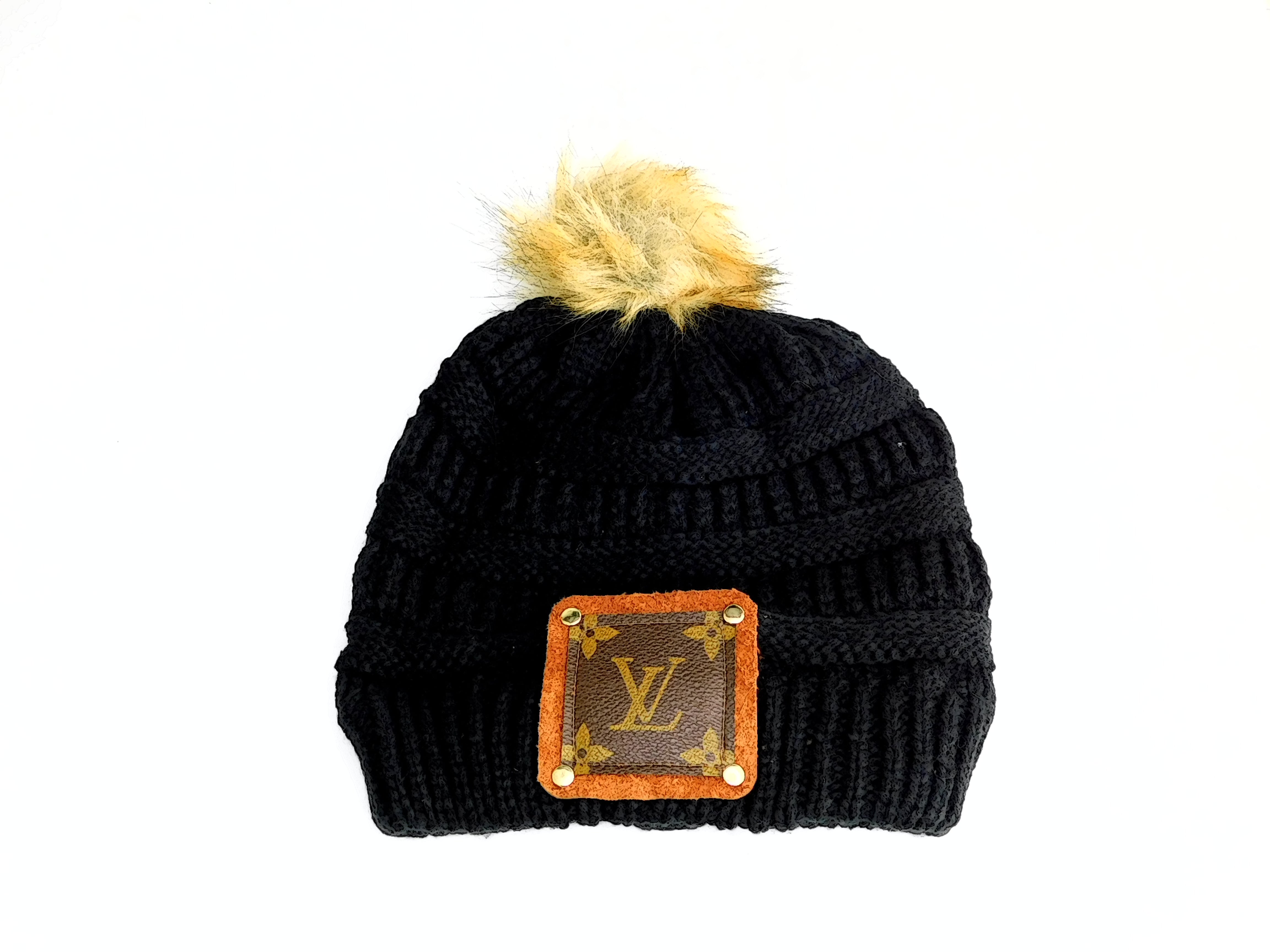 RESTOCKED! Cozy Beanies with LV Large Patch *Multiple Colors*