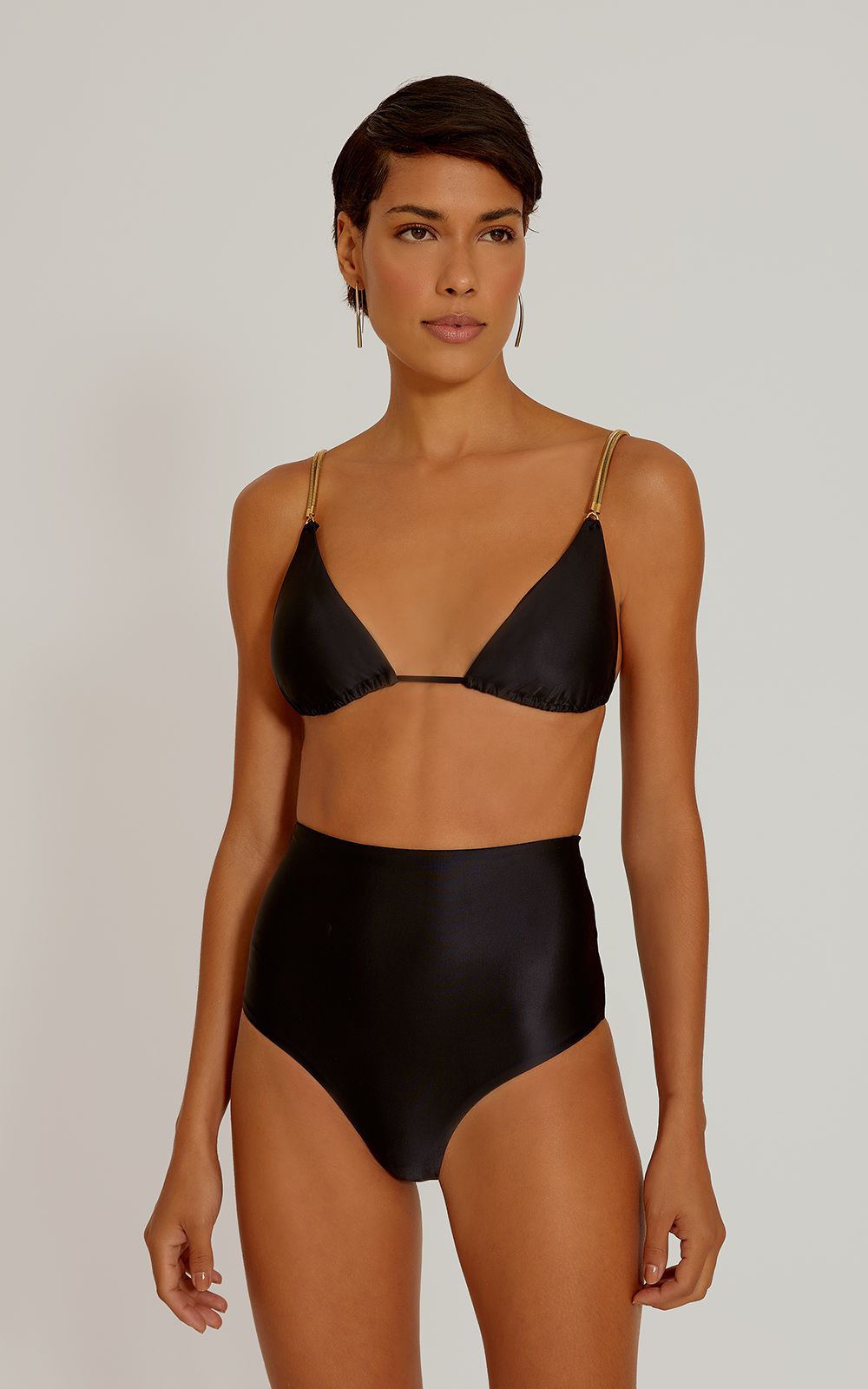 Lenny Niemeyer Cortina Chain Bikini Bottom in Black